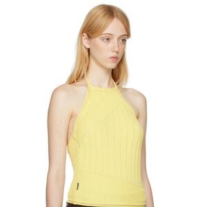 Daniëlle Cathari X Woolrich Yellow Cotton Tank Top NWT